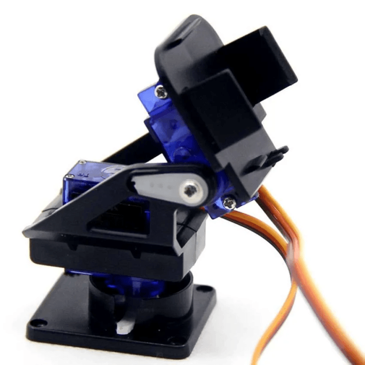 Pan-tilt contraption with servos